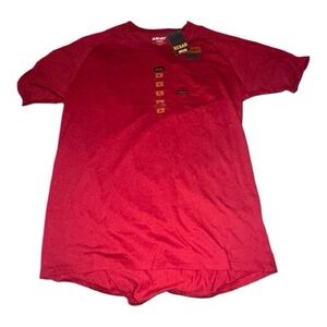 NWT Ariat Work Rebar Cotton Strong Standard Pocket T-Shirt Red XL New